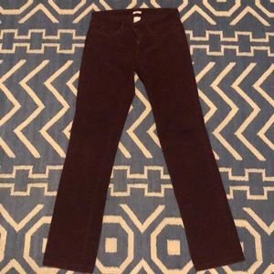 J.Crew Matchstick Corduroy Pants